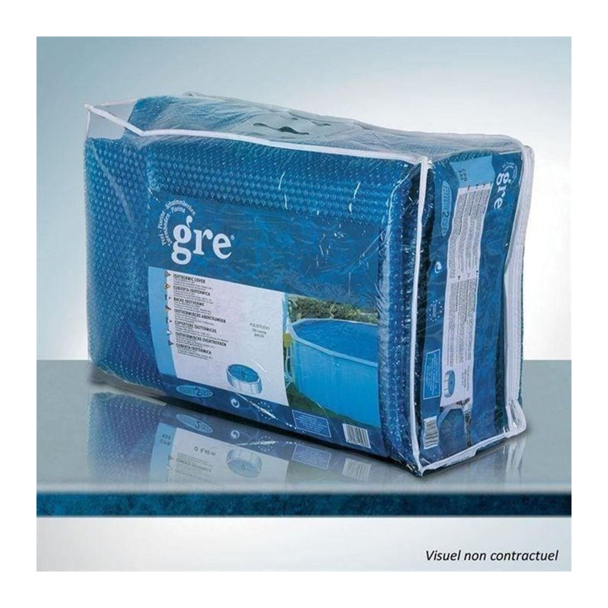 GRE Luftpolsterfolie für Rundpools, Blau, Durchmesser: 350 cm - Bild 1