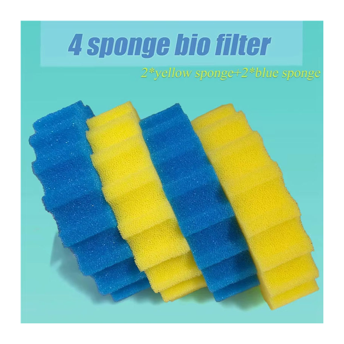 Grech Ersatz Schwamm Filter AT19 für Grech und SUNSUN CPF-2500 Druck Biologische Teichfilter in Gelb, Blau oder Bunt - Bild 5