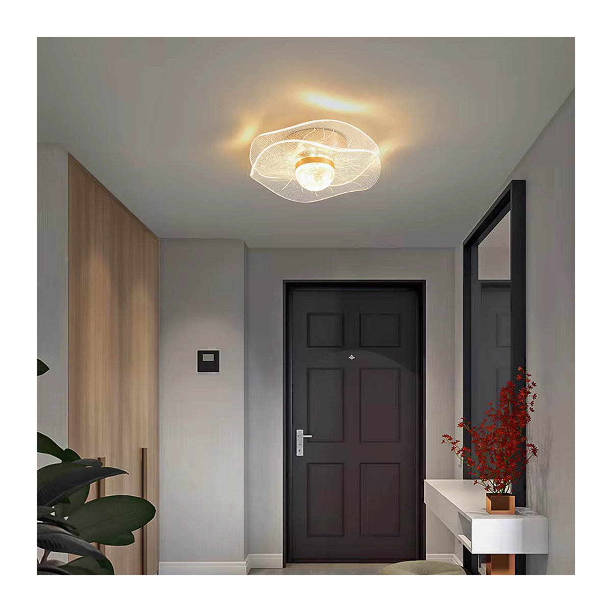 GreeLustr Moderne LED Deckenlampe im Nordic Acryl Stil in Gold - Bild 2