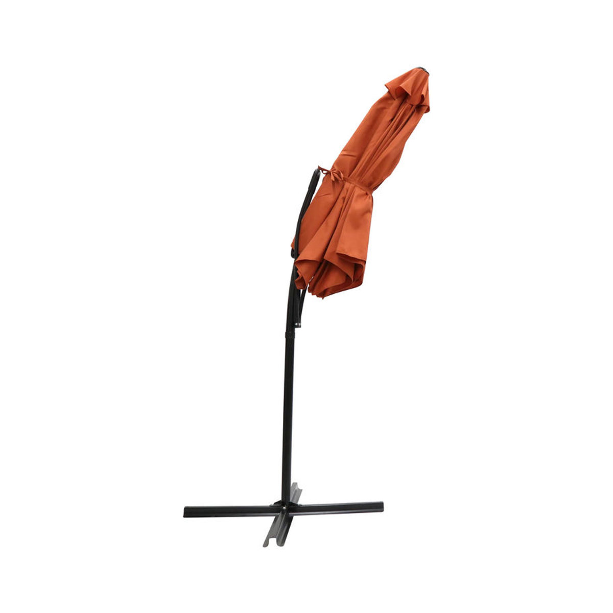 Greenday Ampelschirm aus Polyester in Braun und Orange mit einer Höhe von 270 cm - Bild 2