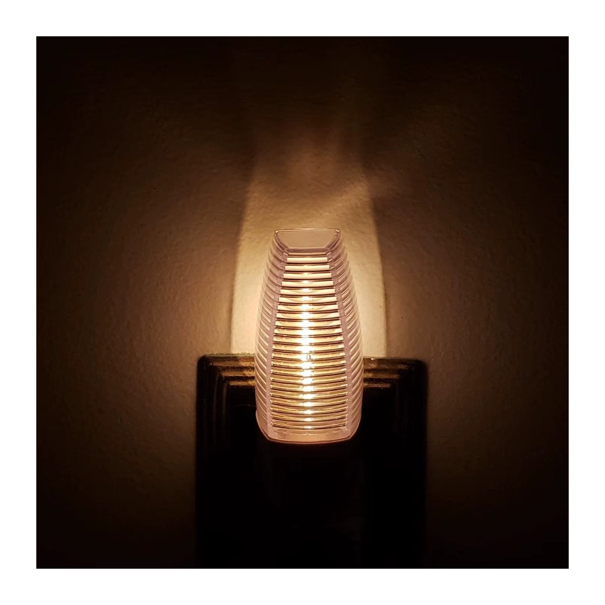 Grensk 6er Set LED Weihnachtsdekoration C7 Nachtlampe Vintage Bernstein Glasbirnen E14 0,5W Warmweiß 2200K Dimmbar - Bild 2