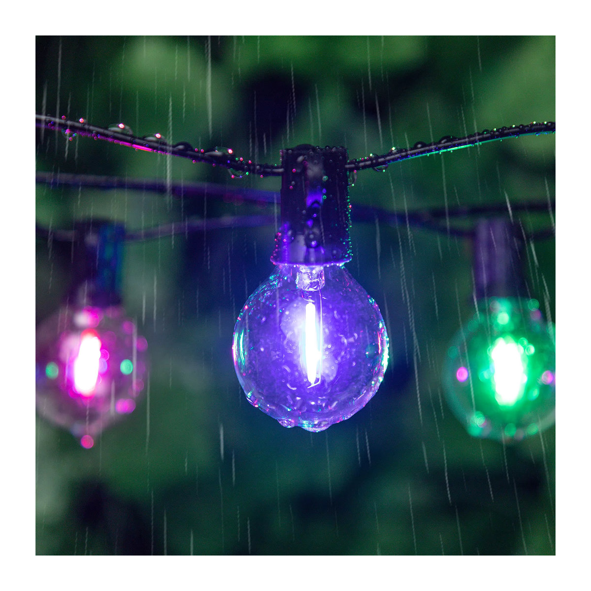 Grensk G40 LED Ersatzbirne mit E12 Sockel, 1 W, Mehrfarbig RGB Globus-Lampe für Dekoration - Bild 6