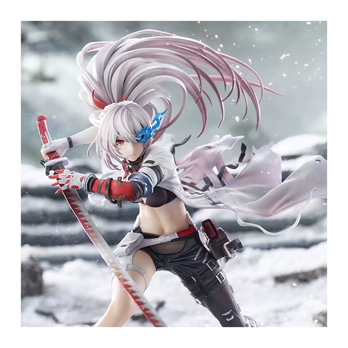 GREY RAVEN: PUNISHING Lucia Crimson Weave Spielfigur Skulptur Action Statue aus Kunstharz, mehrfarbig - Bild 4