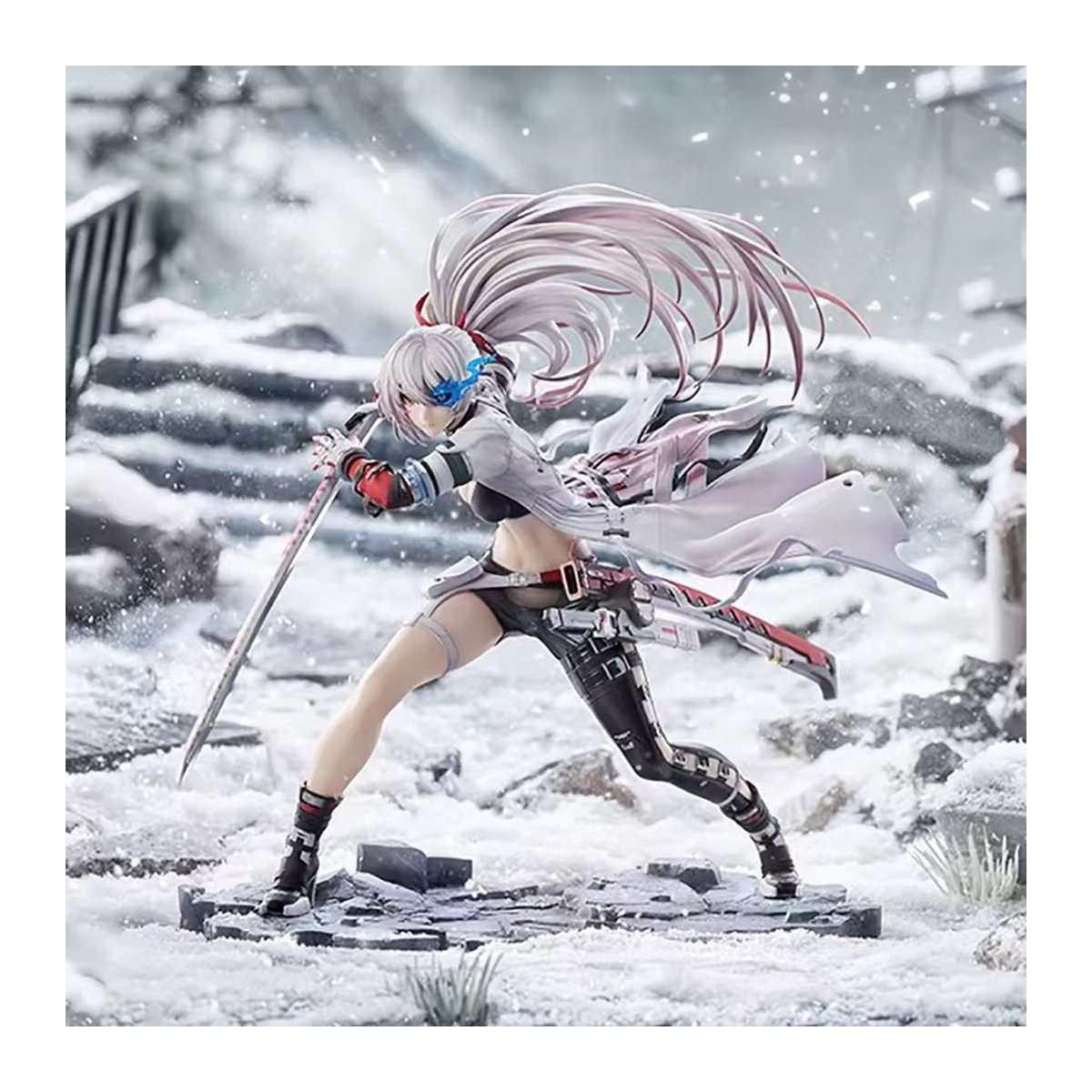 GREY RAVEN: PUNISHING Lucia Crimson Weave Spielfigur Skulptur Action Statue aus Kunstharz, mehrfarbig - Bild 6