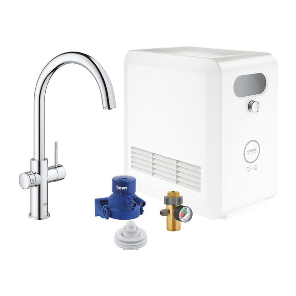 Grohe Blue Professional C-Auslauf Set Wasserfilter in Blau - Bild 1