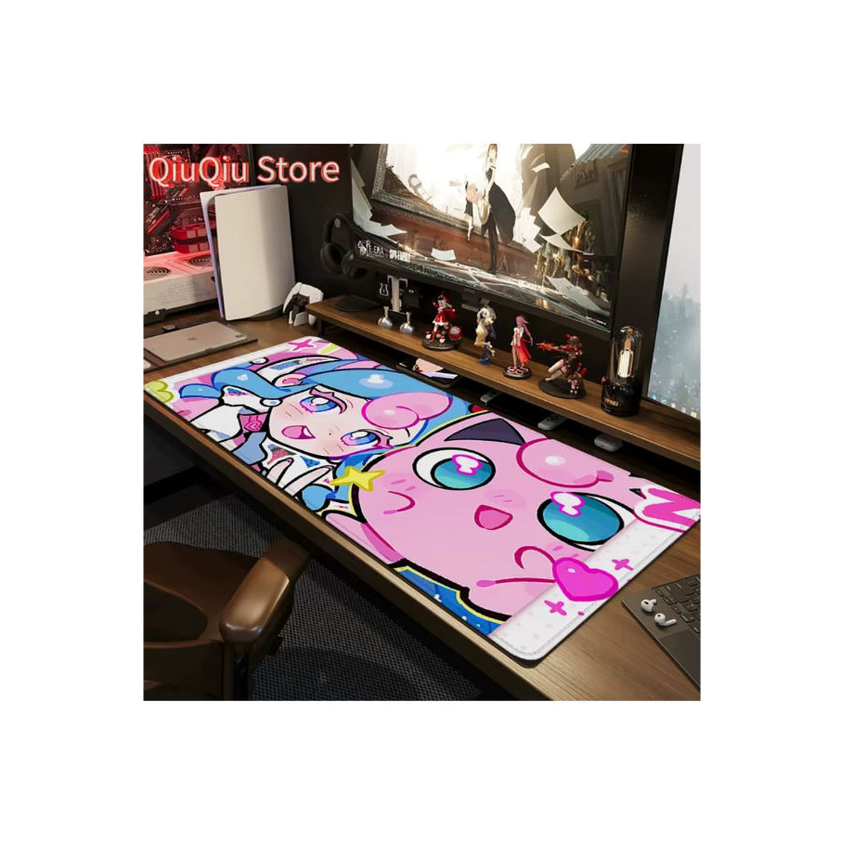 Großes Mousepad Jigglypuff Pokemon Kawaii Schreibtischunterlage von Potdemiel in Mehrfarbig - Bild 4