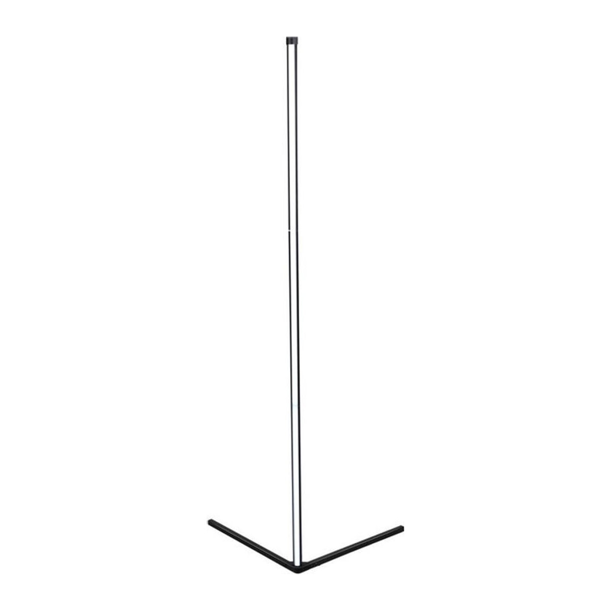 Grundig Eugen LED-Eckstehleuchte aus Metall in Schwarz, Modern und Minimalistisch, H x B x T: 140 x 30 x 30 cm - Bild 1