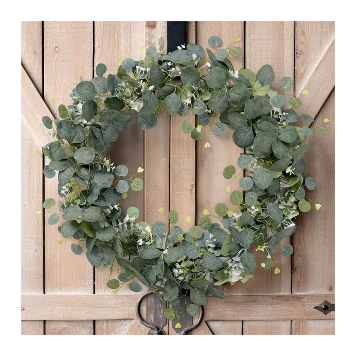 Grüne künstliche Blätter-Girlande von smr als hängende Dekoration für Hochzeit, Weihnachten und Garten - Bild 3