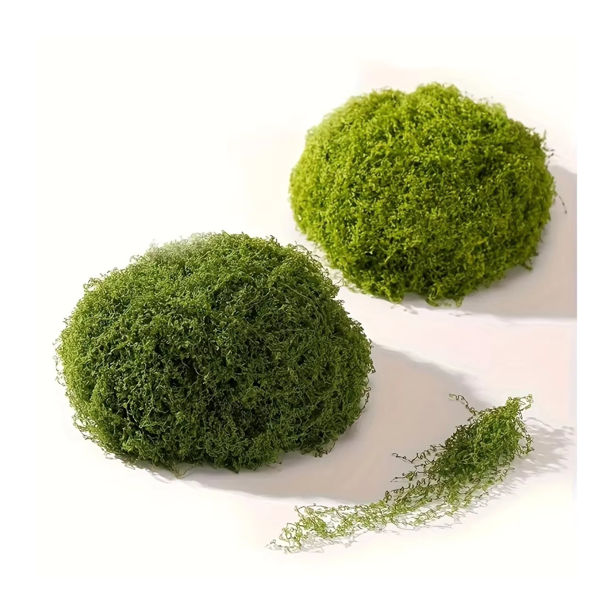 Grünes künstliches Moos für DIY-Handwerk und Dekoration, 50 g - Bild 2