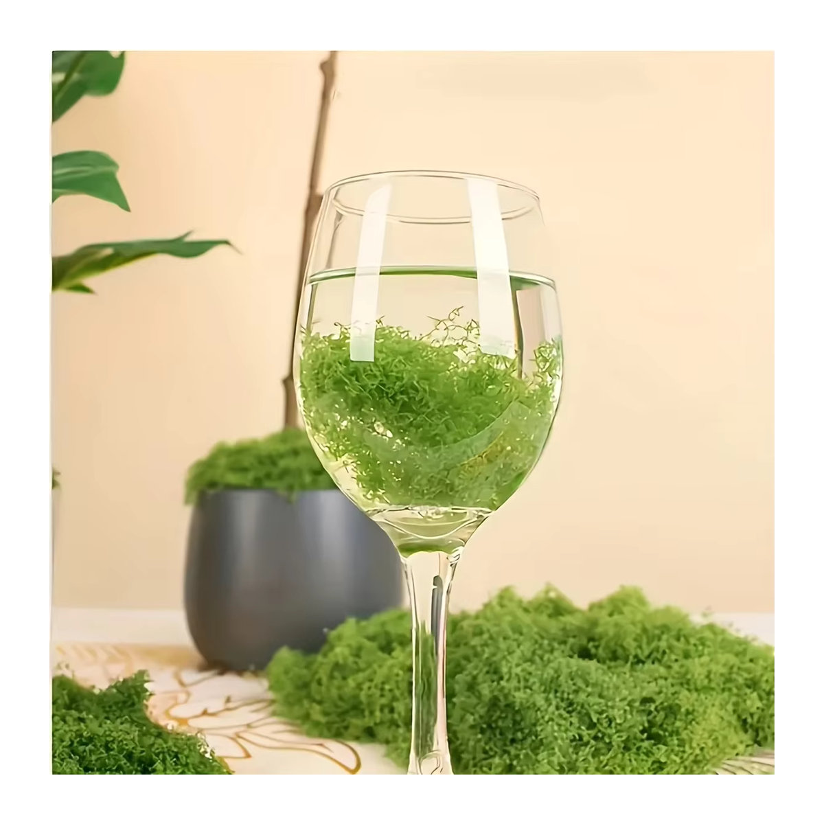 Grünes künstliches Moos für DIY-Handwerk und Dekoration, 50 g - Bild 5