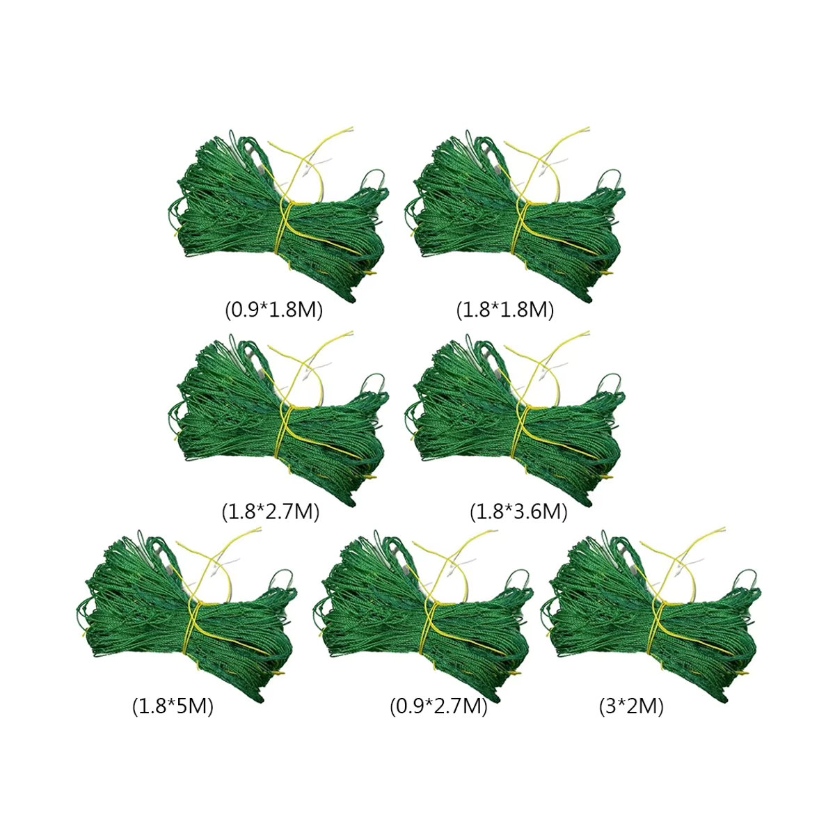 Grünes Rattan-Kletternetz als Gartenpflanzen-Stütze für Trauben und Bohnen - Bild 2