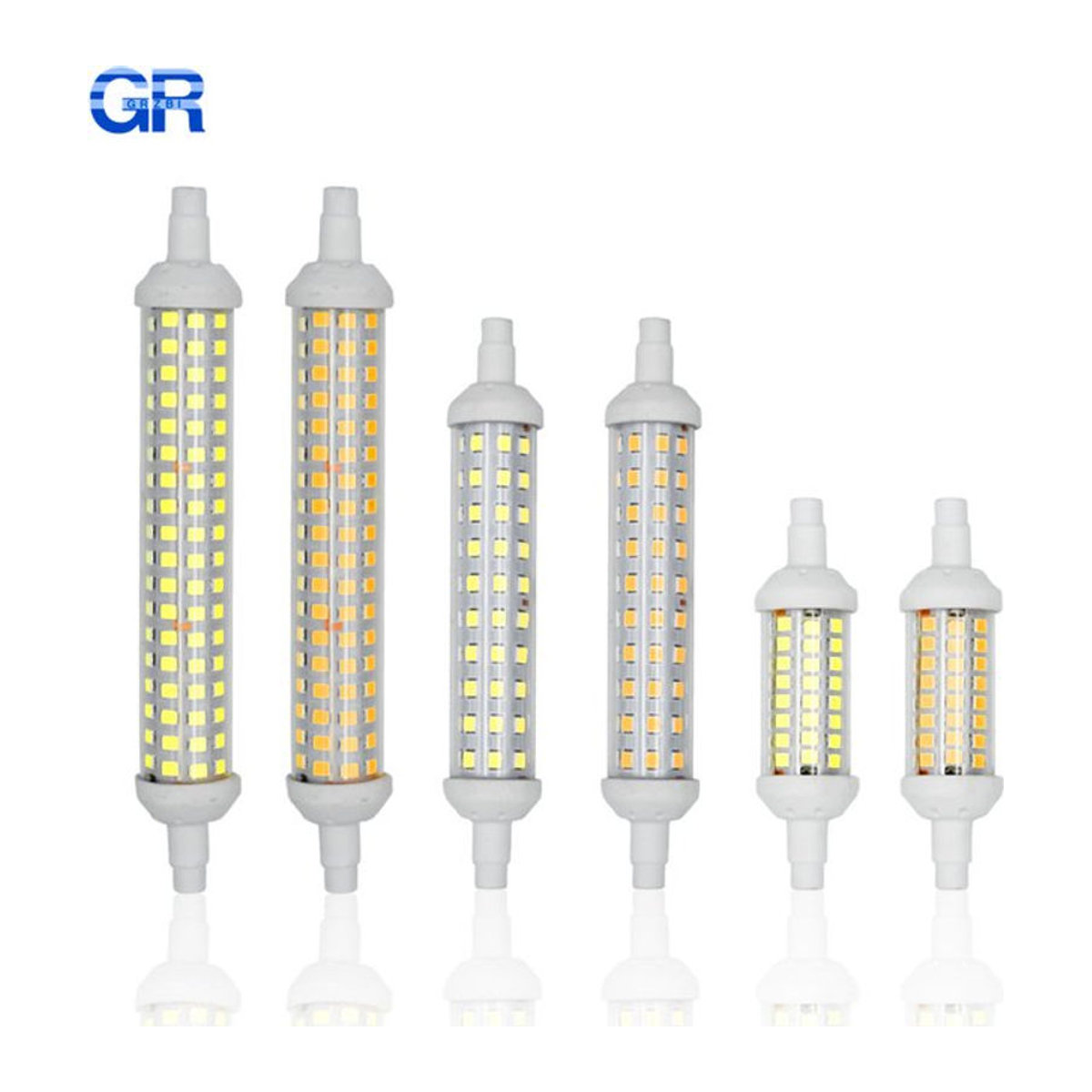 GRZBI R7S LED Lampe Kaltweiß als Halogen Ersatz für Flutlicht mit SMD2835 Technologie - Bild 1