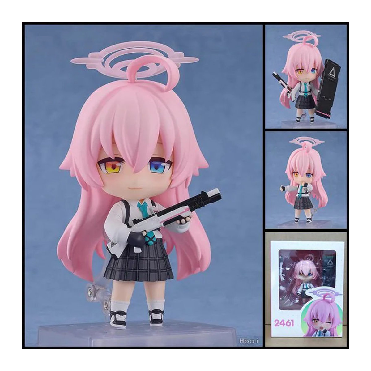 GSC Hoshino Takanashi Blue Archive Actionfigur mit Bonus-Basis aus Kunststoff in Rosa - Bild 1