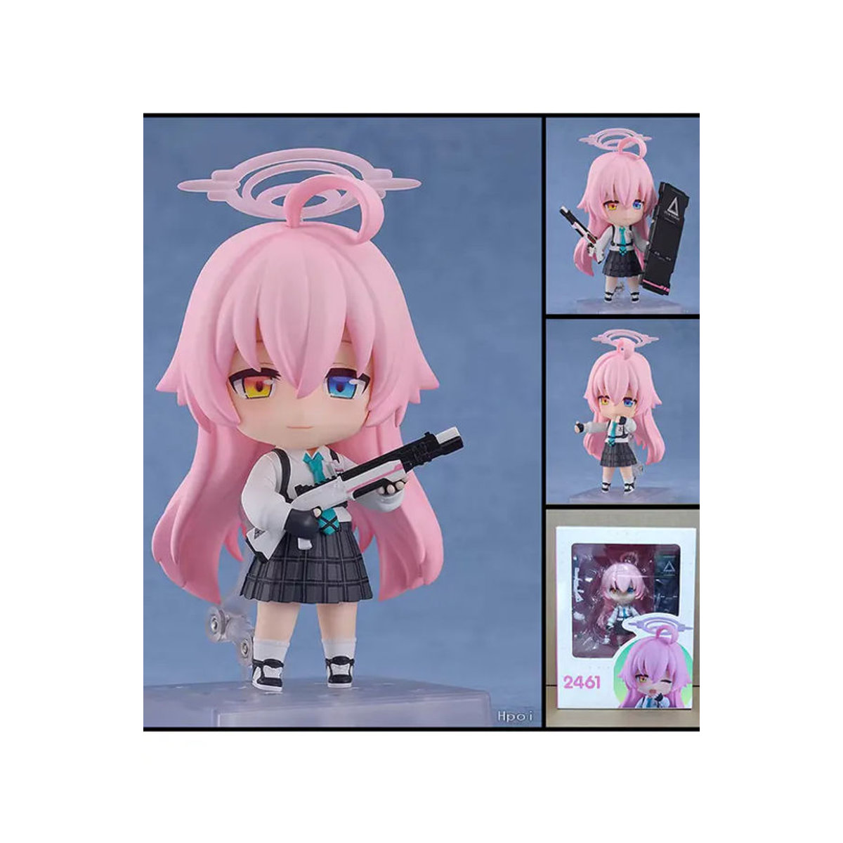 GSC Hoshino Takanashi Blue Archive Actionfigur mit Bonus-Basis aus Kunststoff in Rosa - Bild 4
