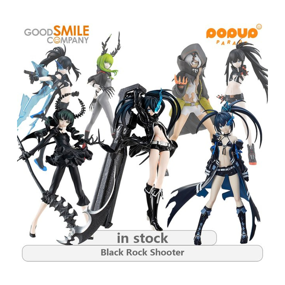 GSC Pop Up Parade Black Rock Shooter PowerDead Master Anime Figur in Schwarz - Bild 1