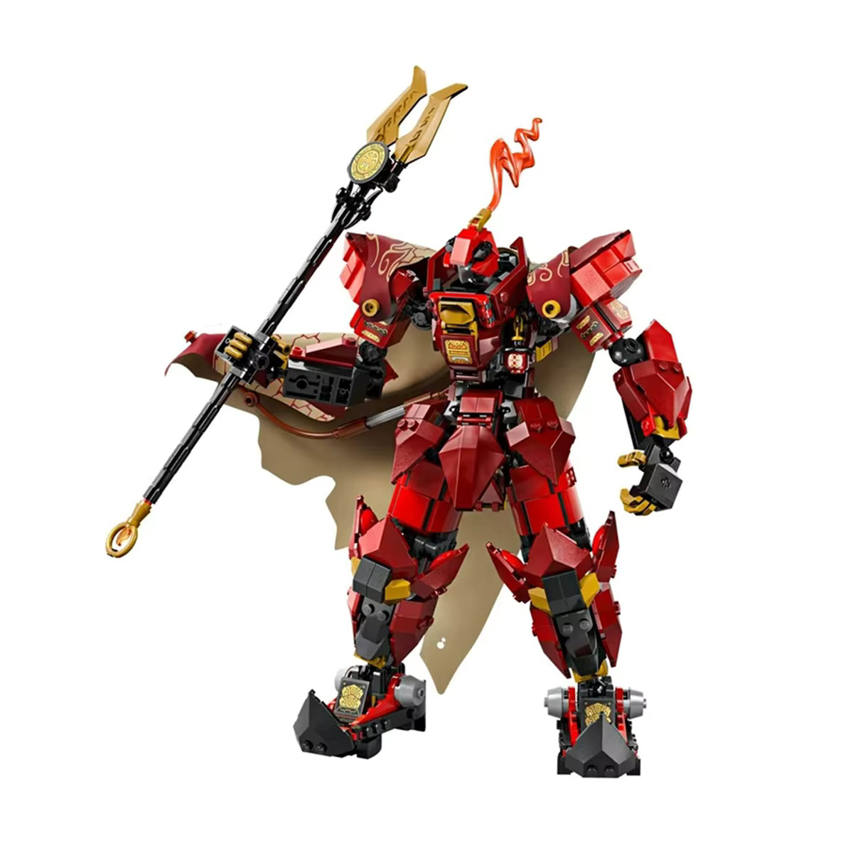GSF Flammen-Ritter Mecha Bausteine Set 71846 in Rot mit 996 Teilen aus Kunststoff - Bild 4