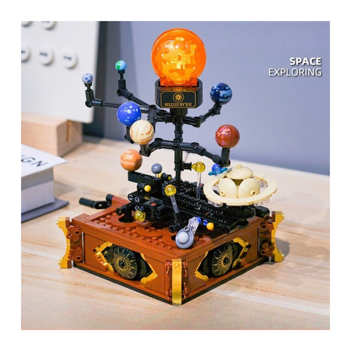 GSF MOC Sonnensystem Orbit Planet Modell Baustein Set als Luft- und Raumfahrt Dekoration für Kinder in Mehrfarbig - Bild 1