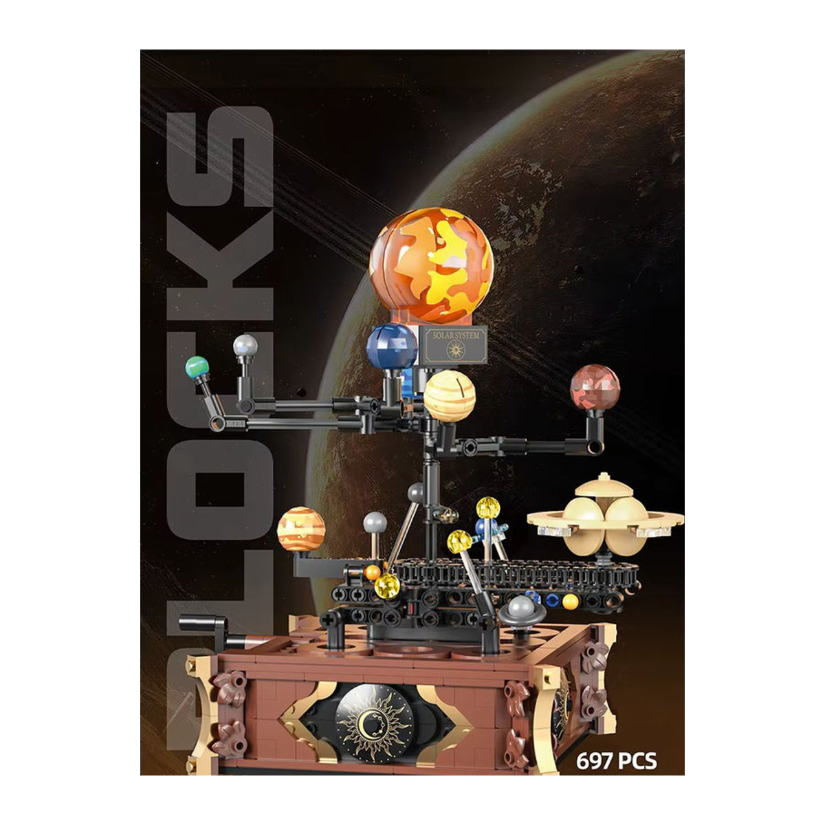 GSF MOC Sonnensystem Orbit Planet Modell Baustein Set als Luft- und Raumfahrt Dekoration für Kinder in Mehrfarbig - Bild 6