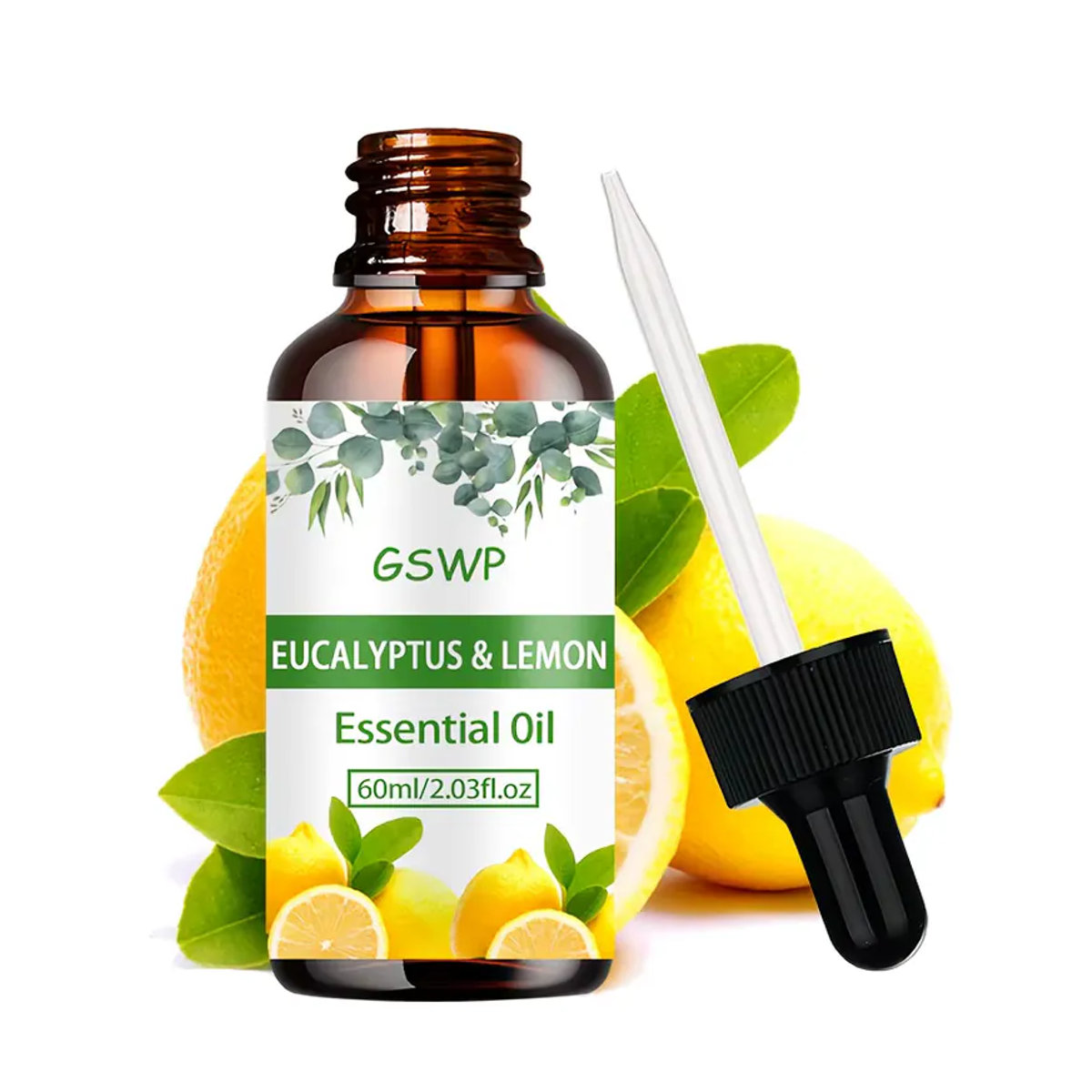 GSWP Ätherisches Öl Eukalyptus und Zitrone für Haarpflege, Hautpflege und Diffusoren, 60 ml, 120 ml, 180 ml - Bild 6