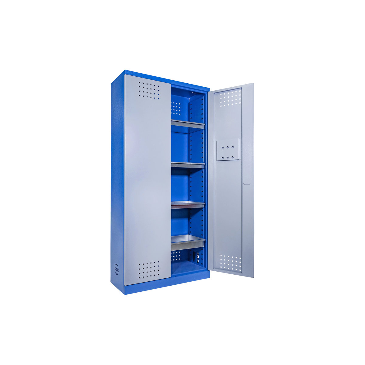 GÜDE Umweltschrank TYP I Aktenschrank aus Stahl in Blau, Tiefe: 38 cm - Bild 2
