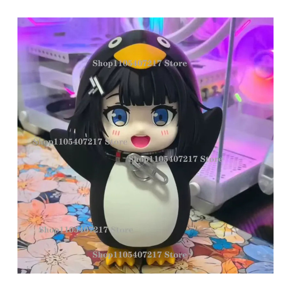 Gugugaga Anime Modellfigur als 3D-Druck-Puppe in Schwarz aus Kunststoff - Bild 4