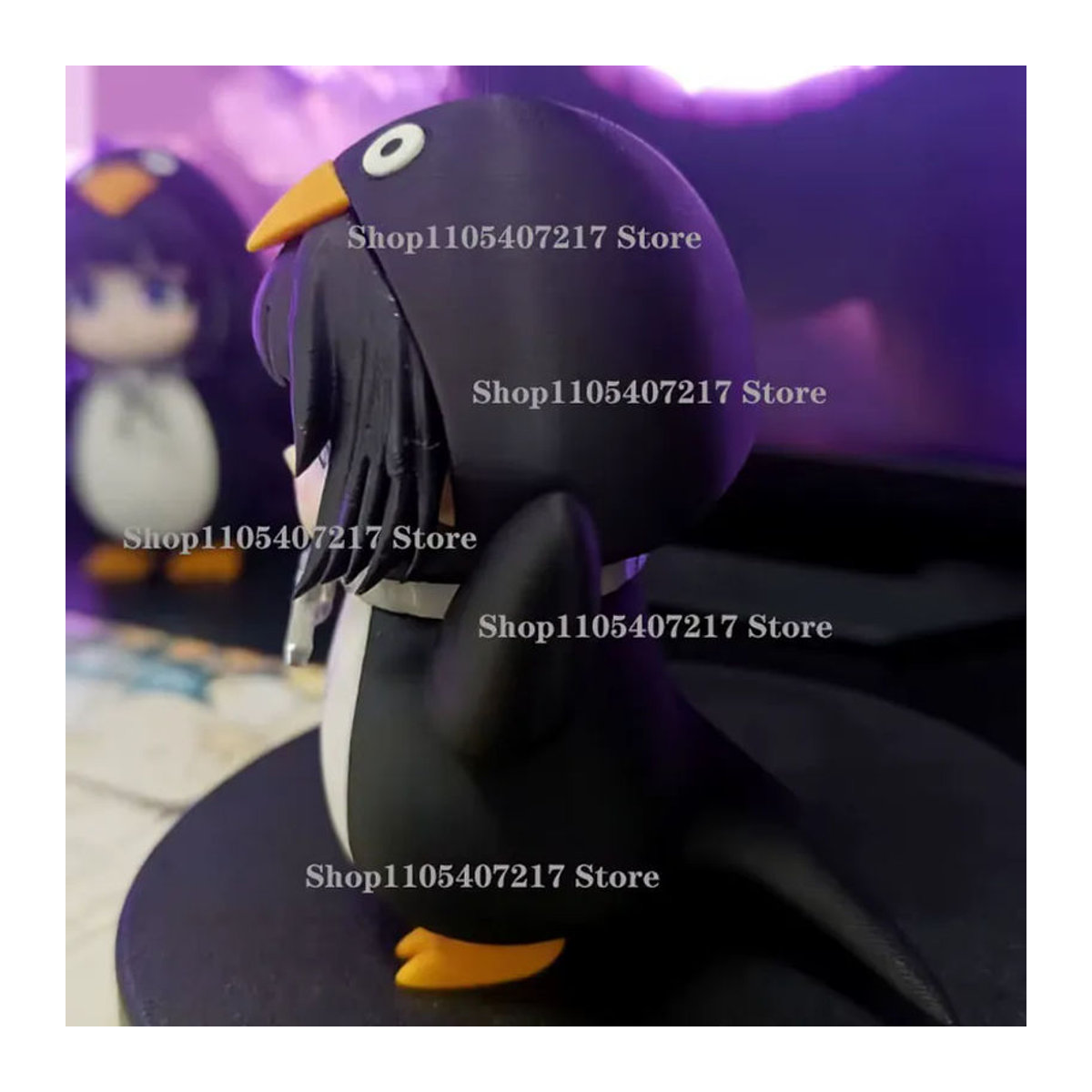 Gugugaga Anime Modellfigur als 3D-Druck-Puppe in Schwarz aus Kunststoff - Bild 6