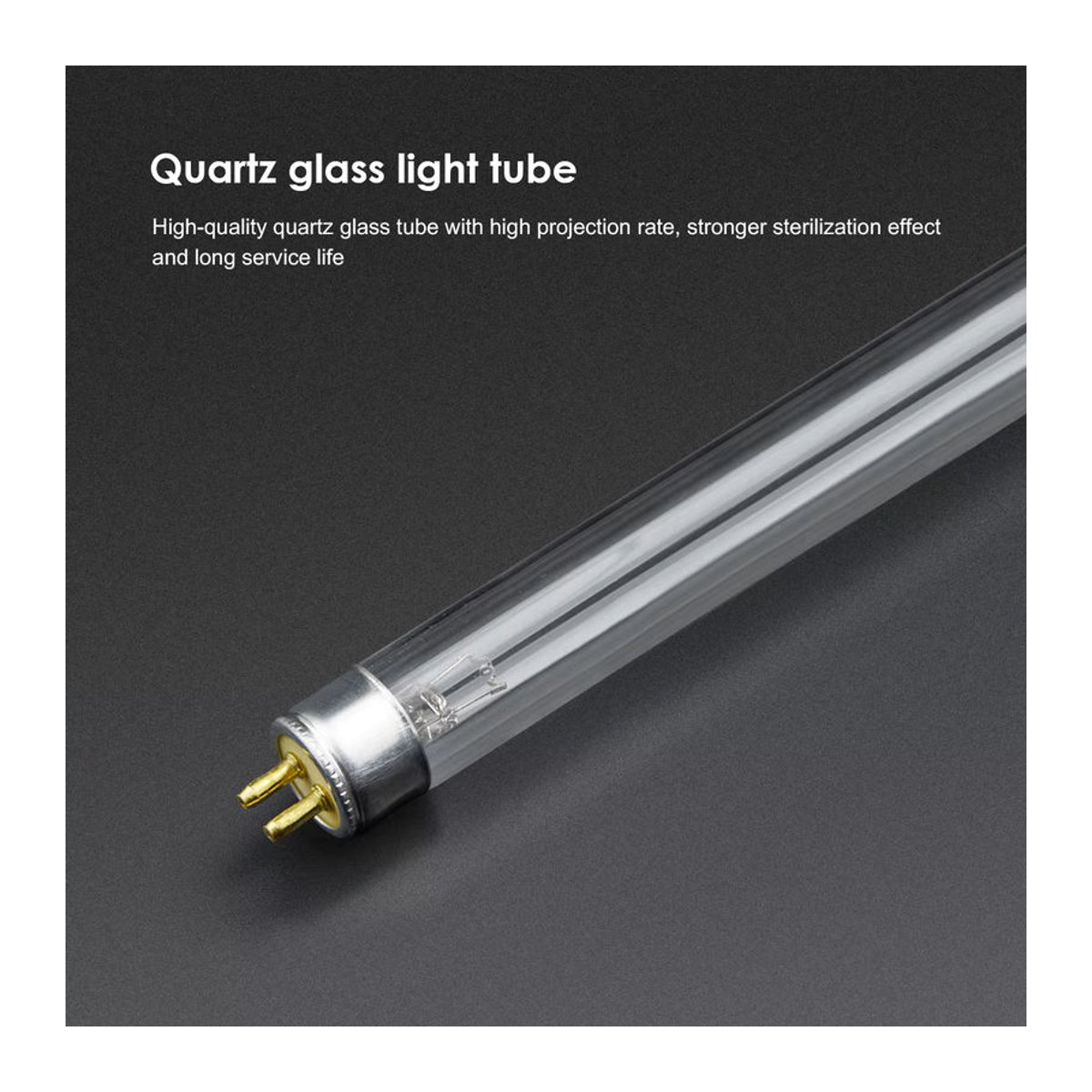 Guillermo 8W T5 UV-Quarz-Leuchtstoffröhre zur Sterilisation und Desinfektion aus Glas - Bild 2