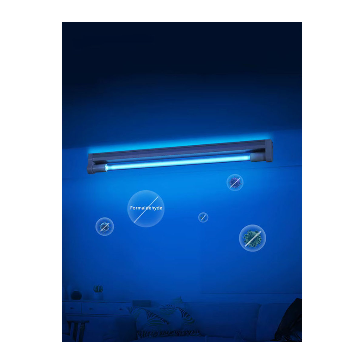 Guillermo 8W T5 UV-Quarz-Leuchtstoffröhre zur Sterilisation und Desinfektion aus Glas - Bild 5