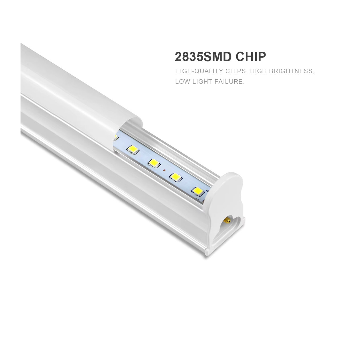 Guillermo T5 LED Rohrleuchte aus Aluminium, 6W, Weiß, Länge: 29 cm - Bild 2