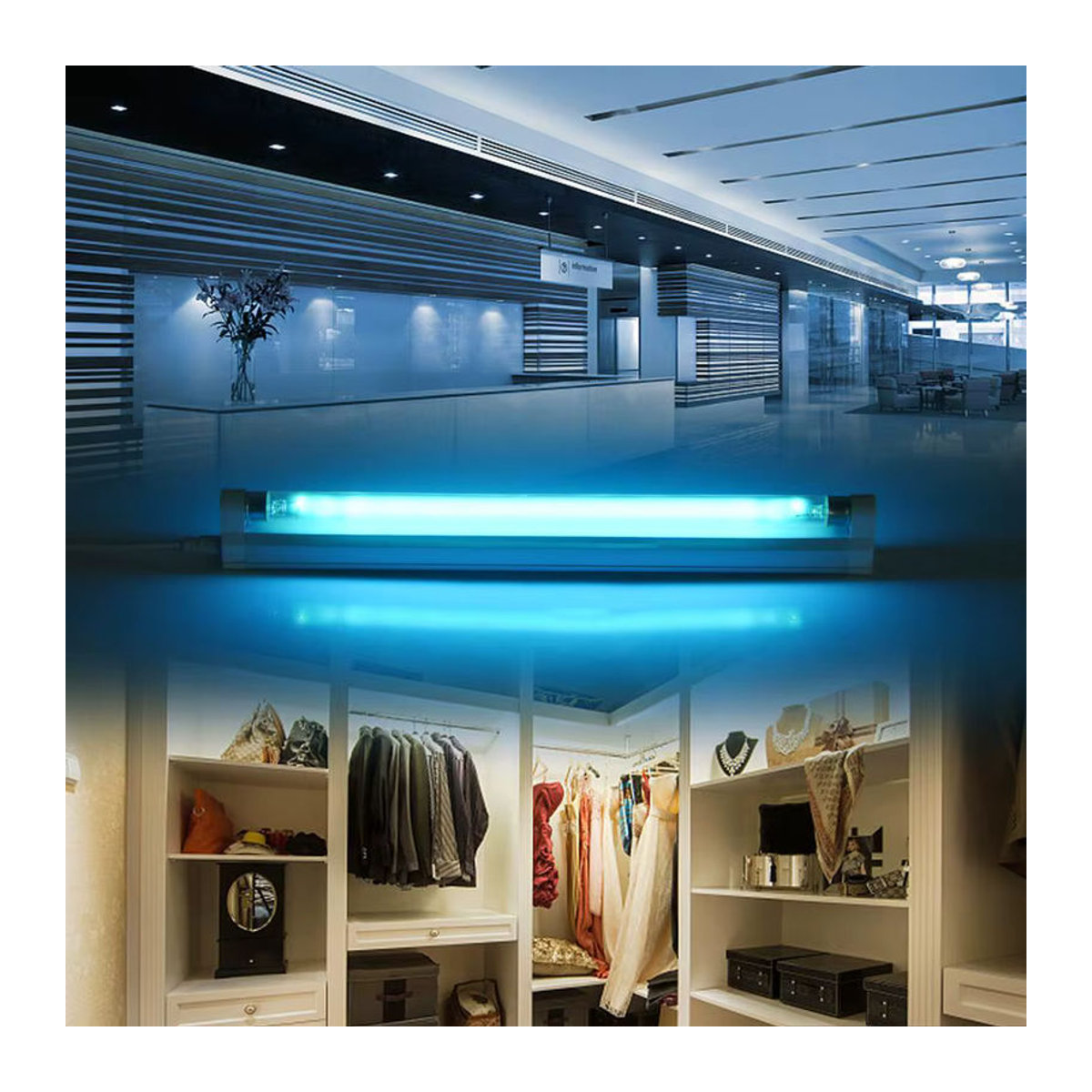 Guillermo UV-Quarz Lampe T5-Röhre zur Keimabtötung und Milbenbekämpfung 6W 8W - Bild 3