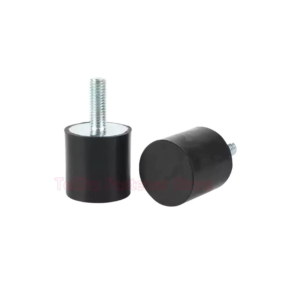 Gummi Stoßdämpfer VE-Typ Anti-Vibrations-Dämpfer mit Außengewinde in Schwarz für M3 M4 M5 M6 M8 M10 M12 M16 - Bild 5