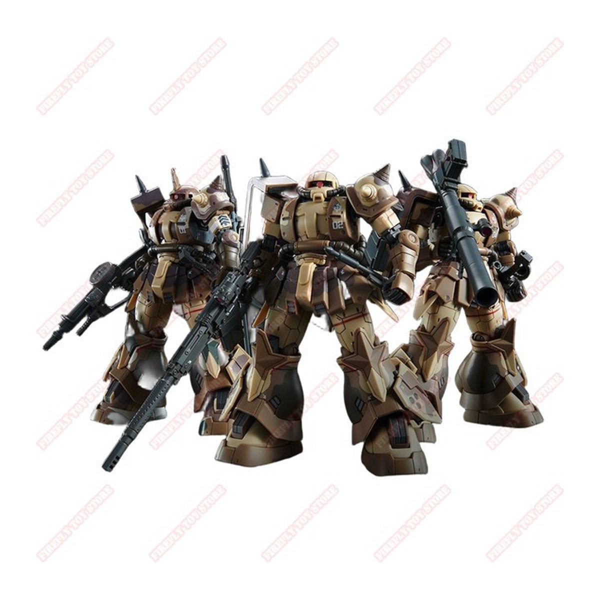 GUNDAM Zaku Southern Cross Corps Action Model Figure aus Kunststoff in Beige - Bild 1