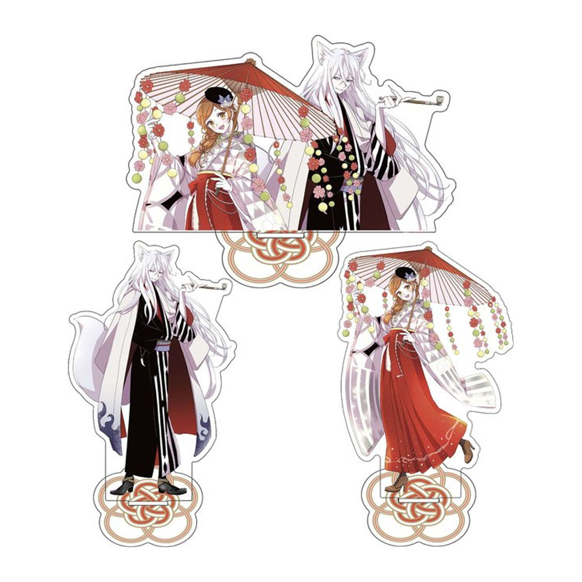 Guo Xiao Luo Anime Store Kamisama Kiss Nanami Momozono & Tomoe Acryl Aufsteller Desktop-Dekor, mehrfarbig, Höhe: 15 cm - Bild 1