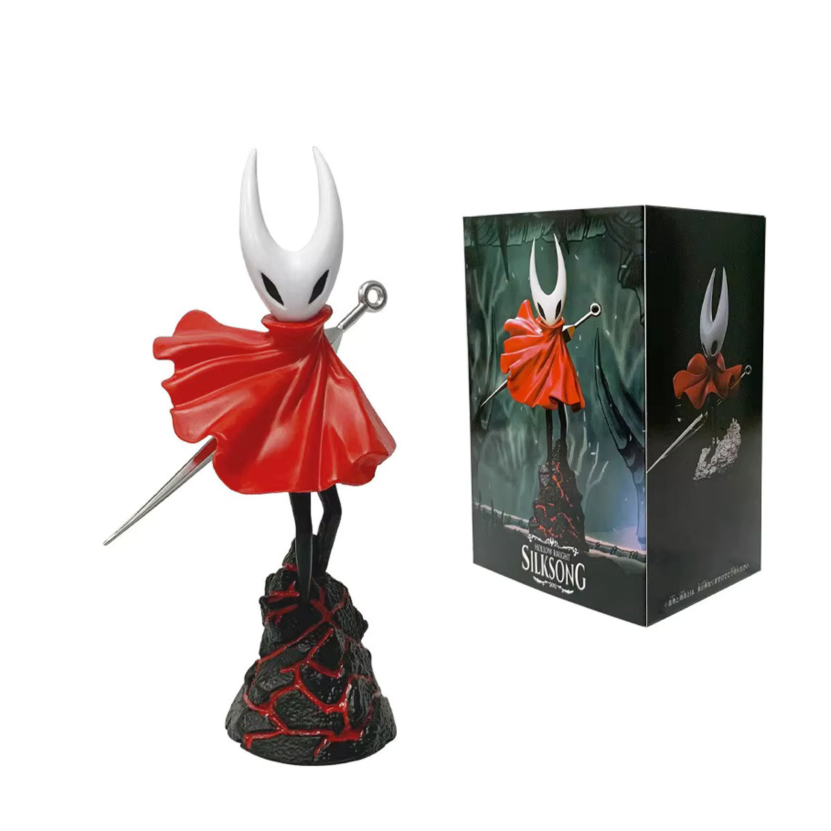 GWSVTIX Hollow Knight Silksong Hornet Actionfigur aus PVC, mehrfarbige Anime-Sammelfigur zur Dekoration - Bild 4