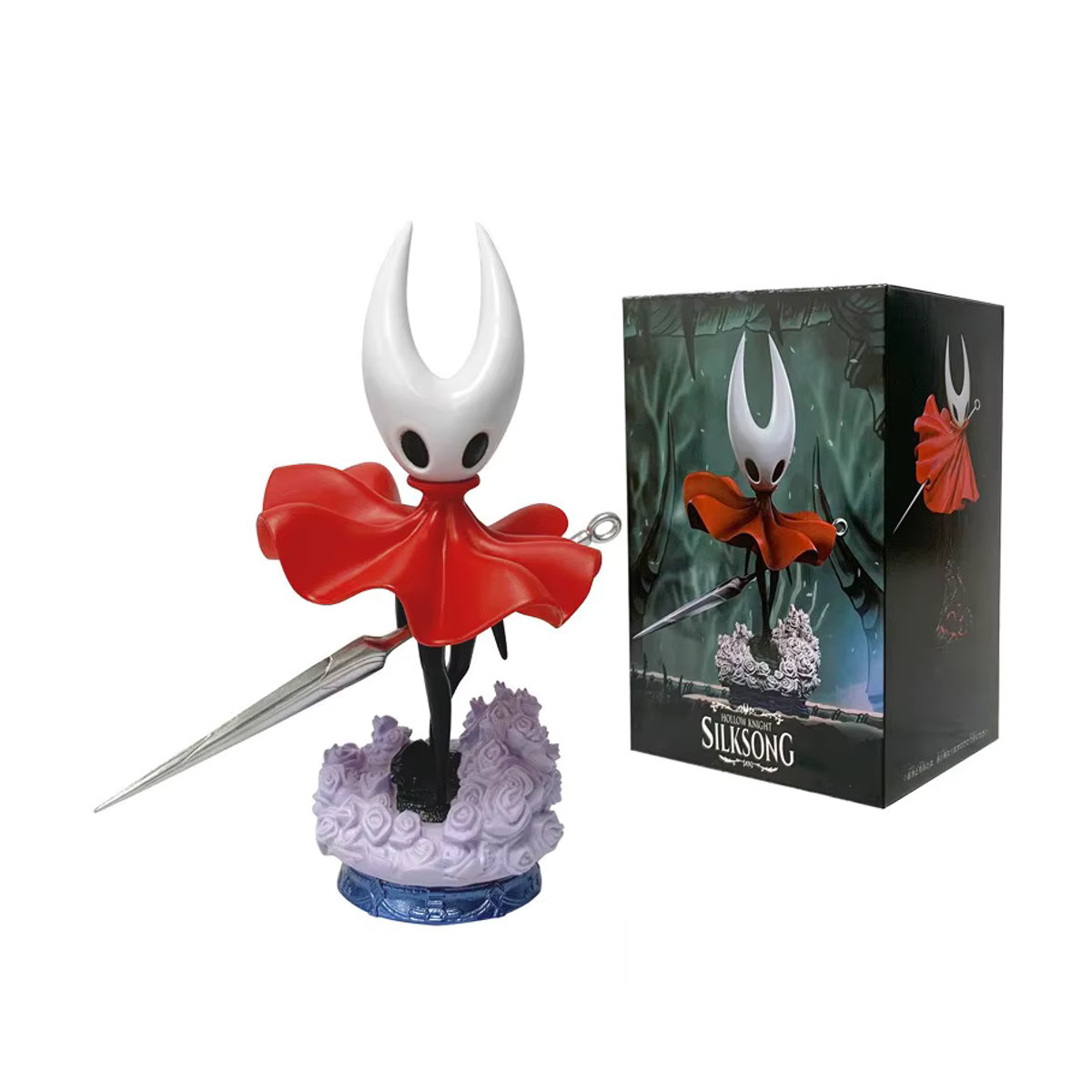 GWSVTIX Hollow Knight Silksong Hornet Actionfigur aus PVC, mehrfarbige Anime-Sammelfigur zur Dekoration - Bild 5