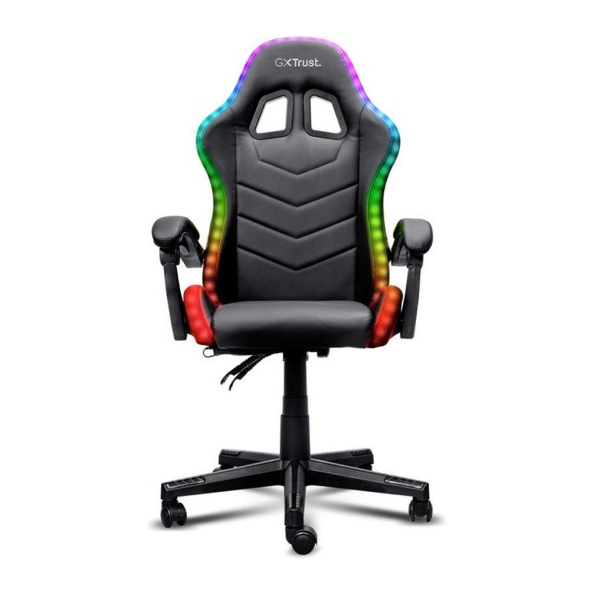 GXT 704 Roniq RGB Gaming-Stuhl aus Kunstleder in Schwarz - Bild 1