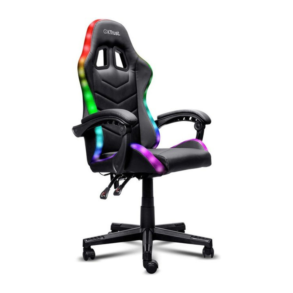 GXT 704 Roniq RGB Gaming-Stuhl aus Kunstleder in Schwarz - Bild 2