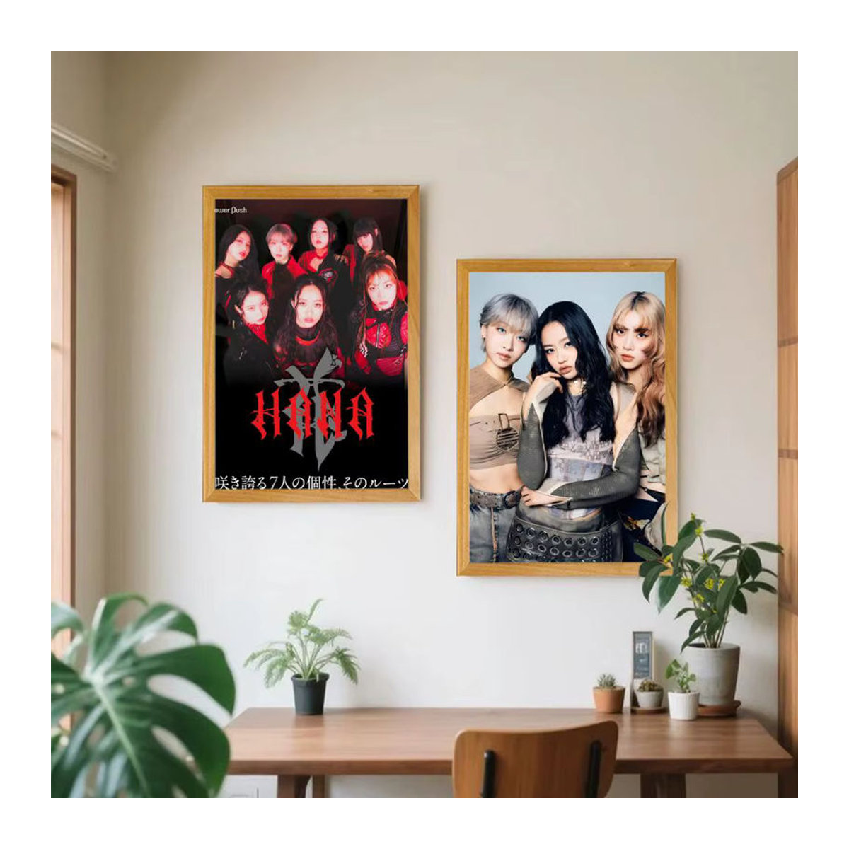 H-HANA Kpop Poster HD Anime Wanddekoration selbstklebend mehrfarbig - Bild 3