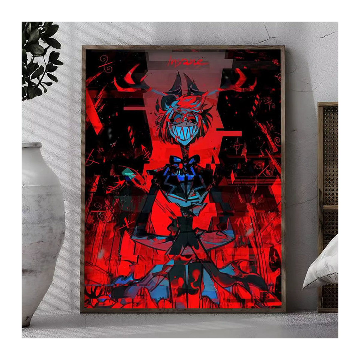 H-HazbinS Alastor Poster Wandaufkleber selbstklebend mehrfarbig - Bild 4
