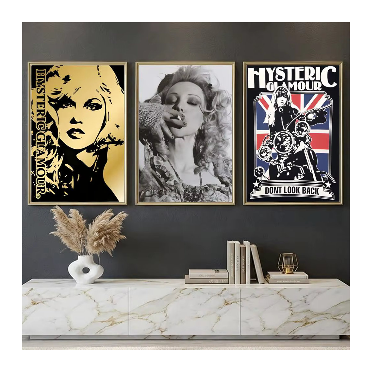 H-HystericS G-Glamour Poster HD Wanddekoration mehrfarbig schwarz rechteckig B: 20 cm, H: 15 cm, T: 15 cm - Bild 2