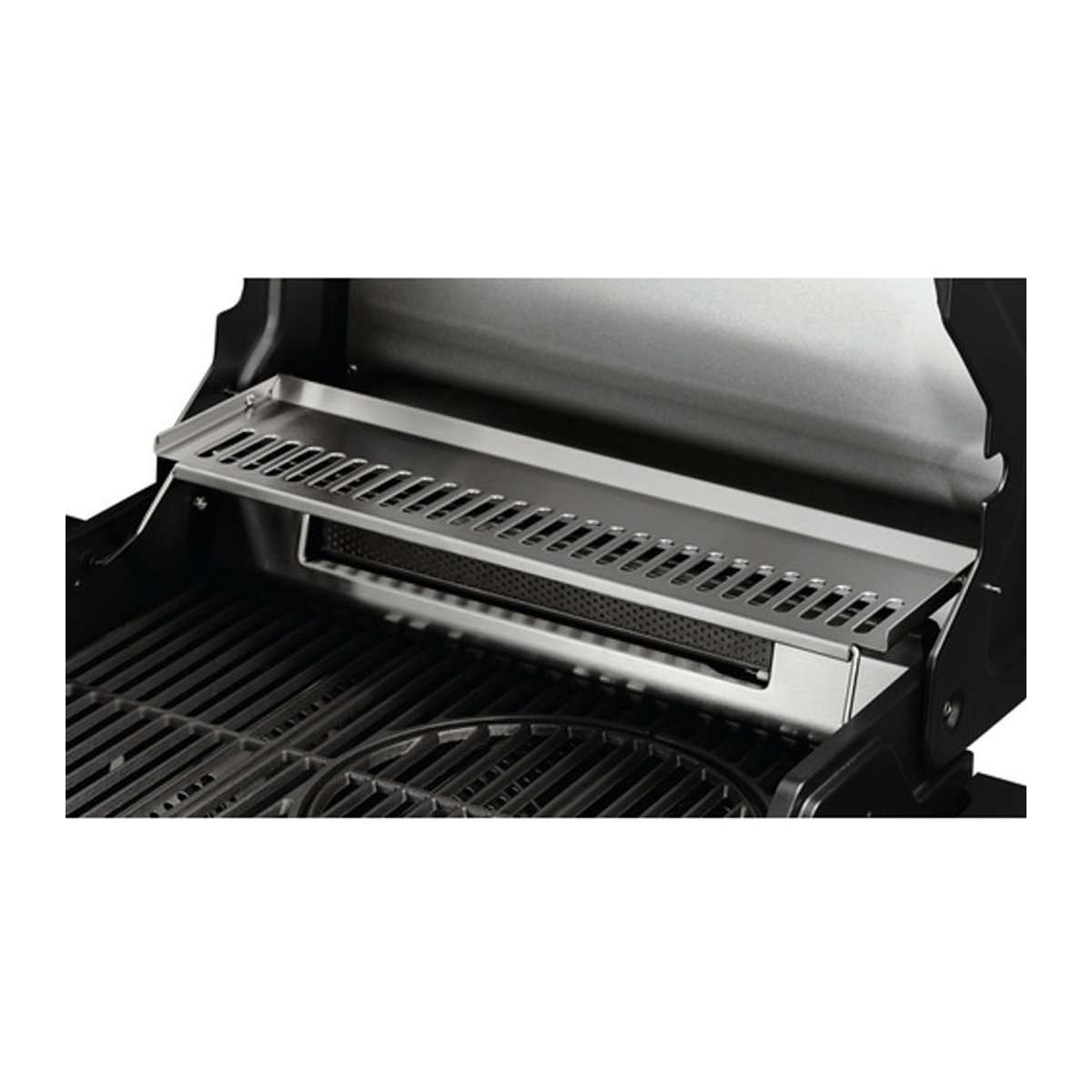h-Marke Gasgrill New York Pro in Schwarz mit 3 Brennern und Sear-Brenner aus Gusseisen - Bild 1