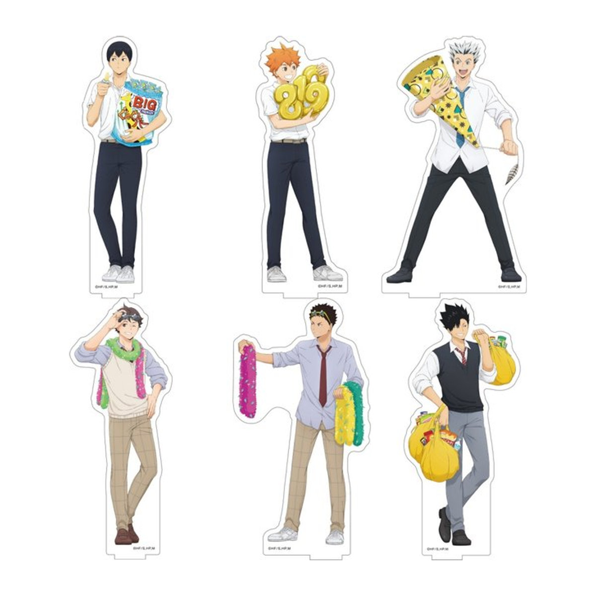 Haikyuu Anime Acryl Mini Standfigur aus Kunststoff in Mehrfarbig - Bild 1