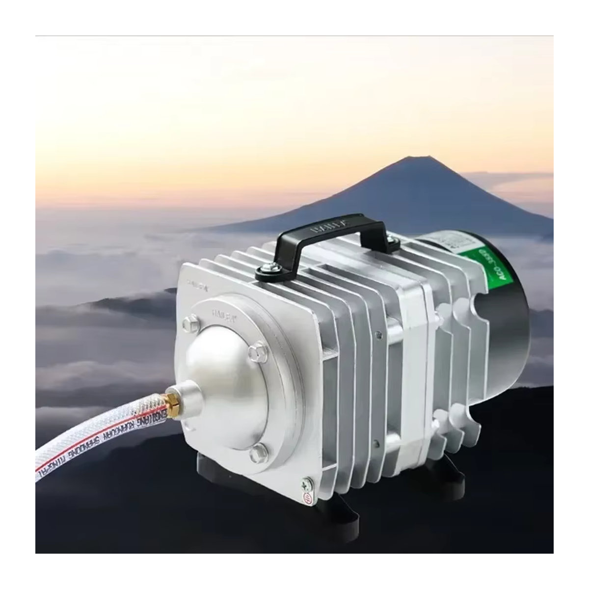 Hailea ACO-208 Luftpumpe Silber – Externe High Power AC E-magnetische Sauerstoffpumpe für Fischteiche und Belüftung - Bild 3