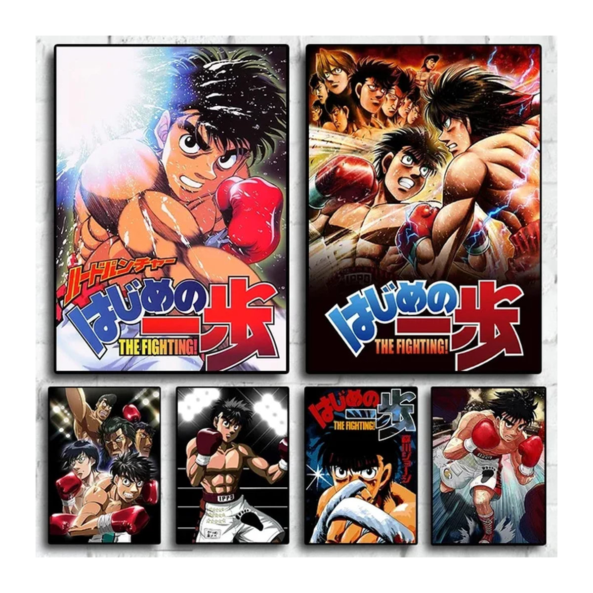 Hajime no Ippo Anime Leinwand Wandbild Porträt Mehrfarbig für deine Wanddekoration - Bild 1