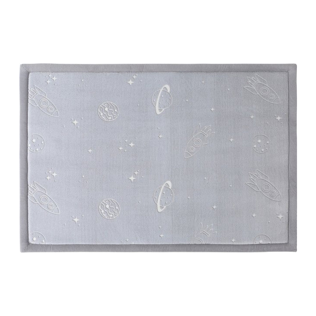 Hakuna Matte Kinderteppich Glow-in-the-Dark in Grau, B/T: 170 x 120 cm - Bild 1