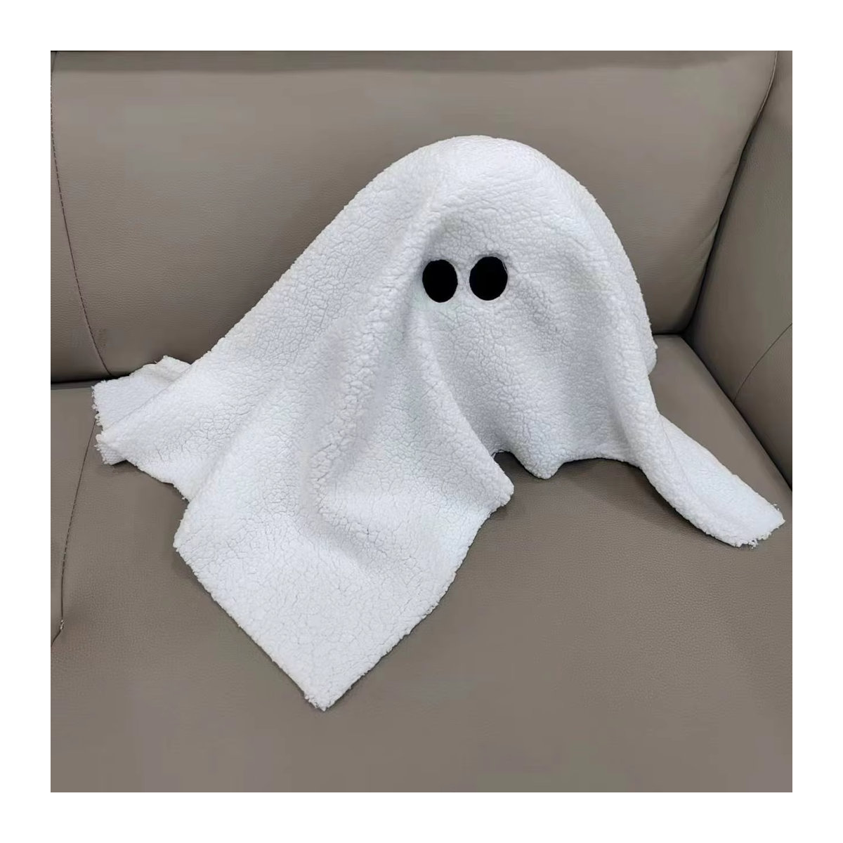 Halloween Kürbis Geist Plüschkissen Kawaii Kuschelkissen für Auto und Zuhause - Bild 3