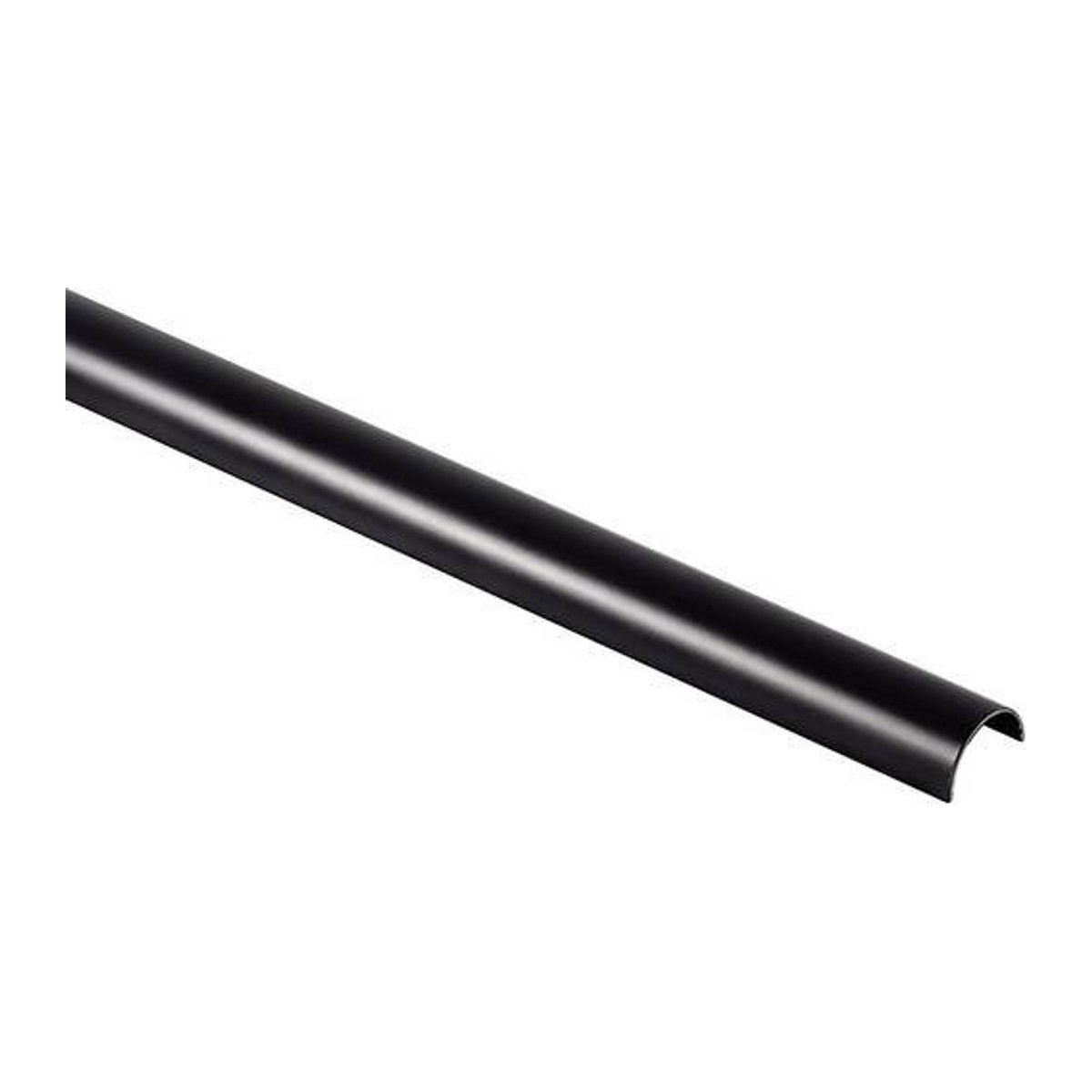 Hama Kabelkanal aus Aluminium halbrund Schwarz B: 110 cm, H: 3,3 cm, T: 1,8 cm - Bild 2