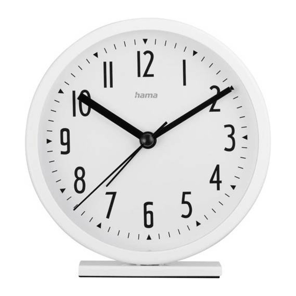 Hama Wecker Skye Analog Mechanisch Rund Weiß Geräuschlos - Bild 1