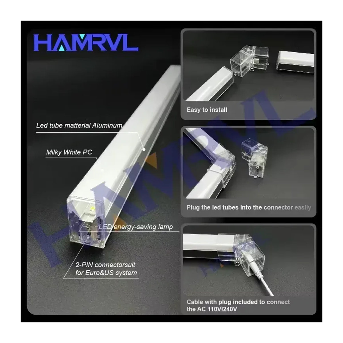 HAMRVL Honeycomb DIY LED-Pendelleuchte in Weiß aus Aluminium für moderne Sechseckbeleuchtung - Bild 4