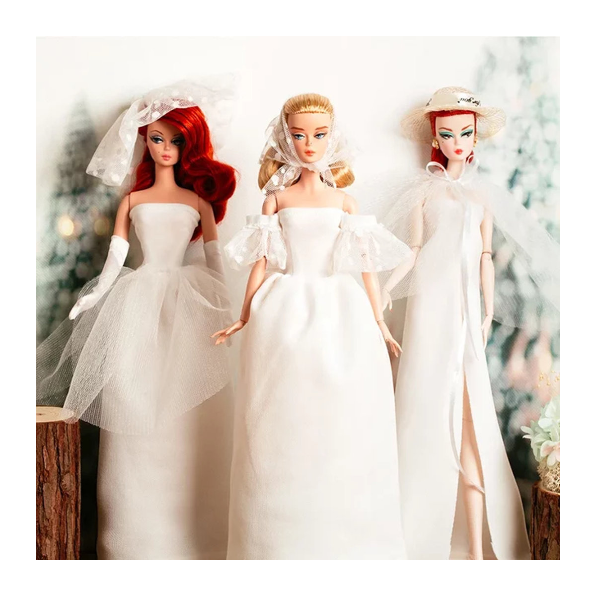 Handgemachtes Hochzeitskleid in Weiß für 1:6 Barbie Puppen Zubehör von qichangsheng - Bild 1